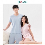 DAPU 大朴 D2F12202 情侣款纯棉凉感家居服套装