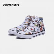 Converse 匡威 中大童动物图案高帮帆布鞋