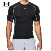 安德玛 Under Armour UA 1257468 男子运动短袖紧身衣