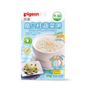 pigeon 贝亲 扇贝柱蔬菜粥 120g *6件