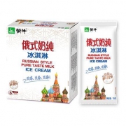 PLUS会员、限地区：蒙牛 俄式奶纯 牛奶口味 冰淇淋 75g*6支 *8件 赠 绿色心情 70g*10支 *4件