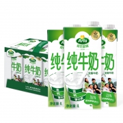 Arla爱氏晨曦 全脂纯牛奶1L*6盒整箱*3件