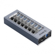 ORICO 奥睿科 USB3.0分线器 7口HUB扩展集线器 AT2U3-7