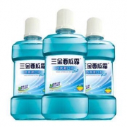 三金 西瓜霜 薄荷味漱口水 3瓶装 *3件