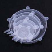 小钰头 食品级硅胶保鲜盖 薄款六件套