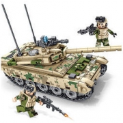 SEMBO BLOCK 森宝积木 105562 铁血重装 VT-4主战坦克