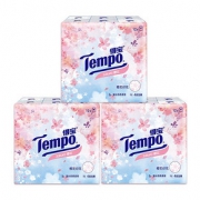 Tempo得宝纸巾樱花味印花手帕纸36包 德宝纸巾小包纸手帕纸餐巾纸