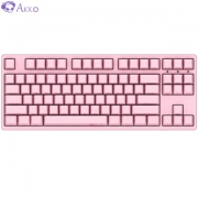 Akko 艾酷 Ducky 3087 机械键盘 粉色（Cherry红轴、PBT）