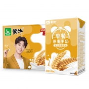 蒙牛早餐奶麦香味利乐包250ml×16盒*5