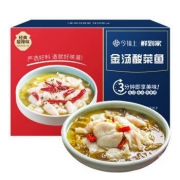 京东PLUS会员、限地区：今锦上 星质菜 金汤酸菜鱼 600g *5件