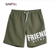 SANFU 三福 424622 男士字母印花短裤