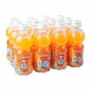 美汁源 MinuteMaid 酷儿 Qoo 橙味 果汁饮料 300ml*12瓶 整箱装 可口可乐公司出品 新老包装随机发货