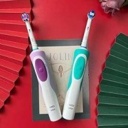 Oral-B 欧乐B D12 声波电动牙刷 情侣套装2支