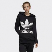 19日0点： adidas 阿迪达斯 TREFOIL HOODIE CE2408 运动服套头衫