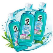 黑人漱口水双重薄荷500ml*3含氟清新口气薄荷清新深层清洁无酒精