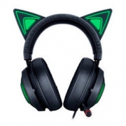 RAZER 雷蛇 北海巨妖 萌猫版 游戏耳机 黑色