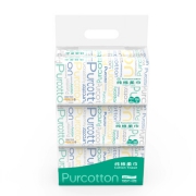 京东PLUS会员： Purcotton 全棉时代 一次性洗脸巾棉柔巾 20*20cm 100抽*6包