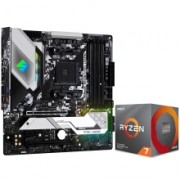华擎（ASRock）B550M Steel Legend主板+AMD 锐龙7 3700X 处理器 板U套装