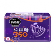 kotex 高洁丝 棉柔丝薄系列 夜用卫生巾 350mm 5片 *18件