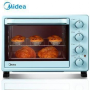 15日0点：Midea 美的 PT2531 家用多功能电烤箱 25升