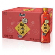 康师傅 传世清饮 酸梅汤500ml*15瓶 果汁果味饮料 风味饮品 整箱装 *3件