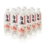 京东PLUS会员： 秋林（Qiulin）白桃味苏打气泡水 0糖 果味汽水饮料 450ml*12瓶 整箱装 *2件