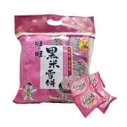限浙江辽宁：旺旺 黑米雪饼 原味 258g*2件