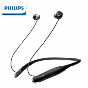 飞利浦/PHILIPS SHB4205黑 无线蓝牙耳机 颈挂入耳式音乐耳机耳麦