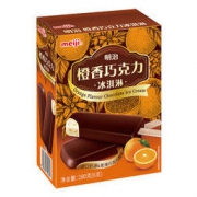 (meiji 明治 橙香巧克力冰淇淋 280g +明治 焦糖玛奇朵风味冰淇淋 95g) *4件