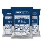 海湾 无碘精制海盐350g*5袋 细盐食用盐调味品调料盐巴炒菜厨房家用盐烧烤炖煮食盐生态 海盐