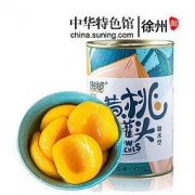 快挑食 新鲜黄桃罐头 425g