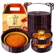 享食者 中秋节月饼提篮式多层礼盒