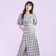 阔色 KSB2004063 女士泡泡袖连衣裙 *2件
