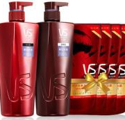 VS 沙宣 垂坠质感洗护套装（洗500ml+护500ml+补充装200ml*4袋)