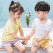 儿童短袖莫代尔无痕T恤