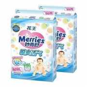 苏宁拼购 花王 妙而舒 瞬爽透气纸尿裤 M66片*2包