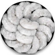 渔公码头 大号翡翠白虾仁 净重300g 50-60只/袋*3件