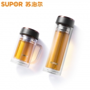 SUPOR 苏泊尔 KC38CM1 双层玻璃杯 330ml