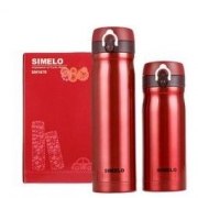 SIMELO 施美乐 印象京都系列 车时代欢乐情侣对杯 500ml 350ml