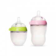 comotomo 可么多么 防胀气宽口硅胶奶瓶 250ml 150ml