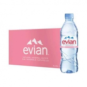 10点：法国Evian依云 天然矿泉水 高端弱碱性水源 500ml*24瓶