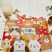 探路熊 卡通入户丝圈地垫 防滑 40*60cm