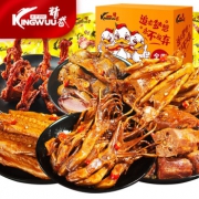 精武 鸭脖组合全荤零食大礼包 518g