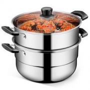 COOKER KING 炊大皇 WG16300 不锈钢双层蒸锅 26cm