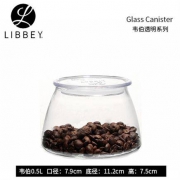 Libbey 利比 韦伯透明系列 储物罐 0.5L