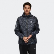 19日0点：adidas 阿迪达斯 AI WB CAMO 男装运动型格连帽拉链夹克外套 EH3803