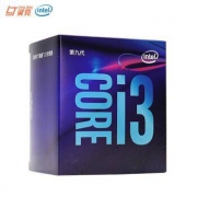 PLUS会员： intel 英特尔 酷睿 i3-9100F CPU处理器 3.6GHz
