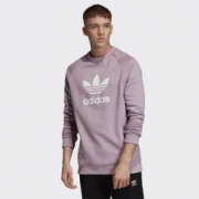 19日0点： adidas 阿迪达斯 TREFOIL CREW ED5946 男装卫衣