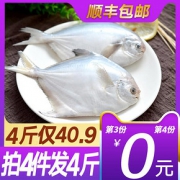惠之园 东海白鲳鱼 500g *4件