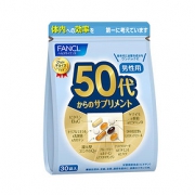 天猫七夕：FANCL芳珂日本旗舰50岁男性综 合维 生素营养姜 黄素正品30袋30天